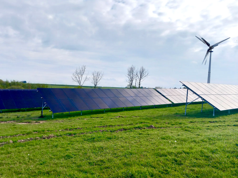 Roof-Mounted Solar Panels