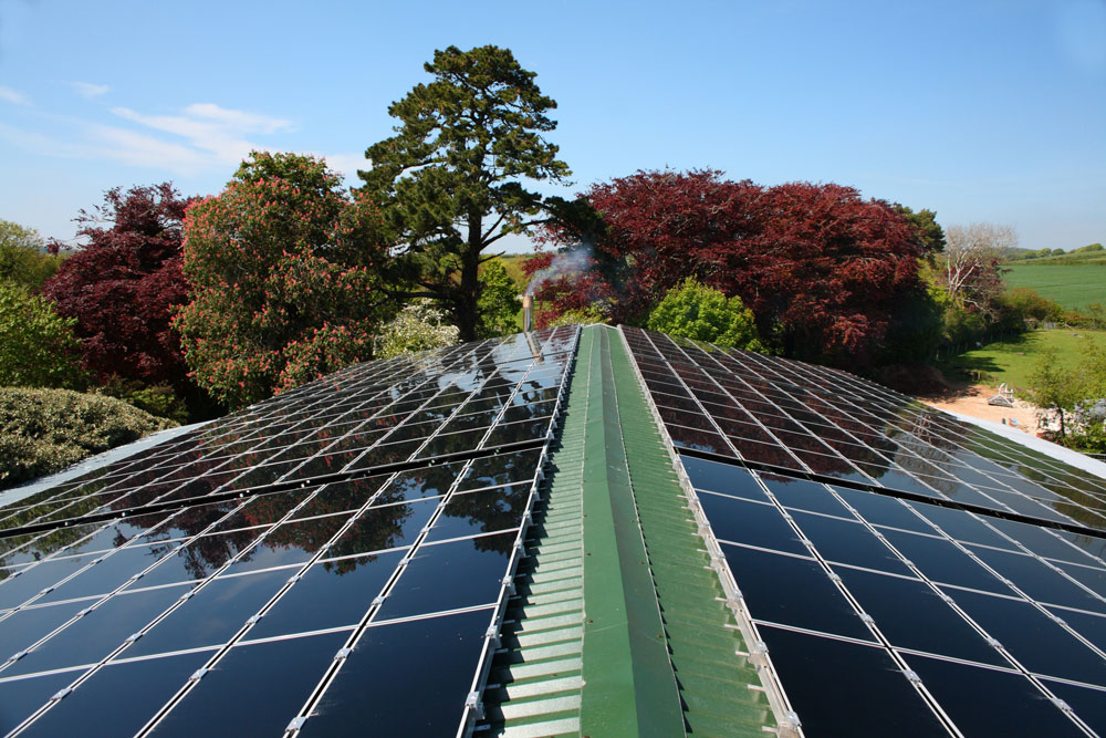 Roof-Mounted Solar Panels